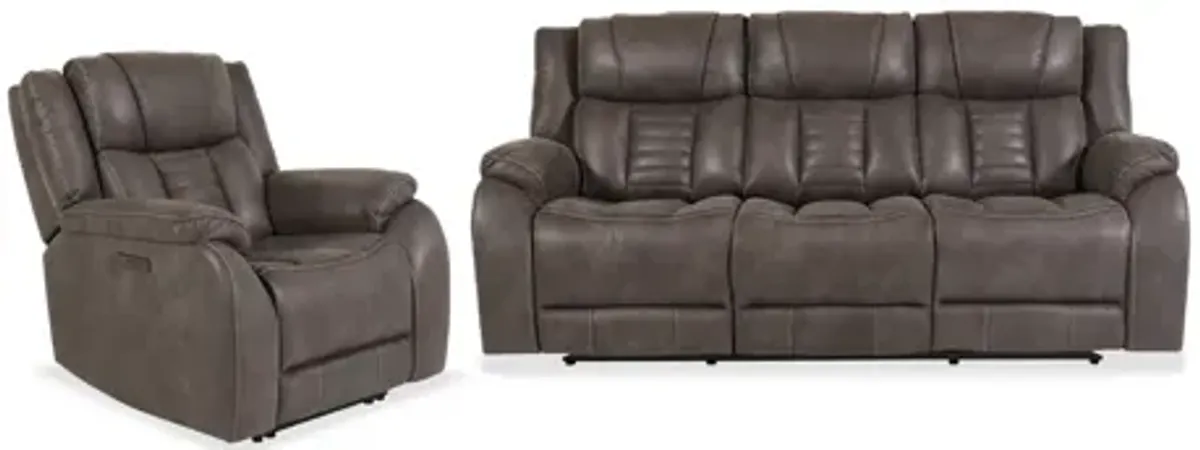 Cayman Sofa & Recliner Living Set