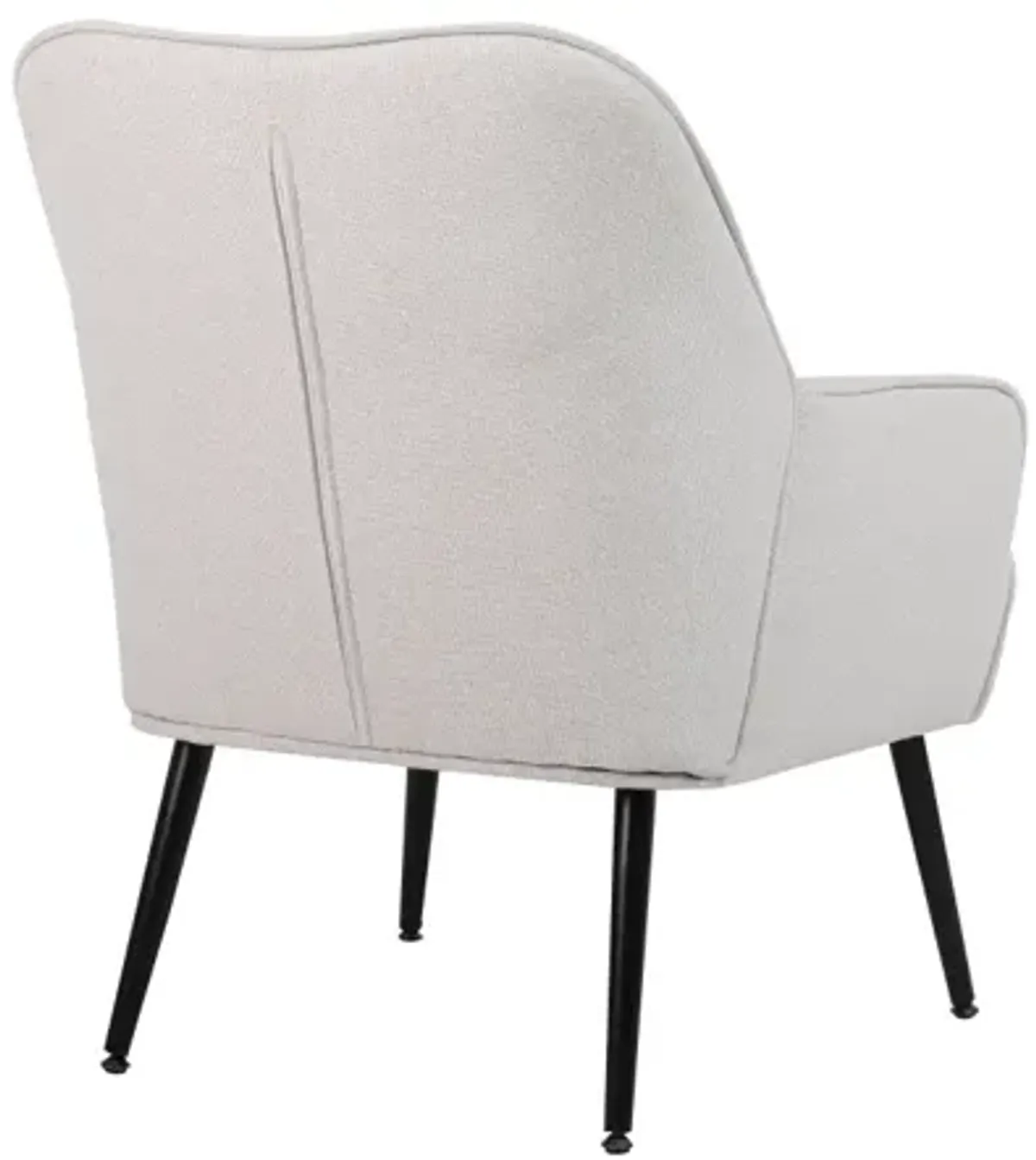 Modern Mid Century Chair Velvet Sherpa Armchair For Living Room Bedroom Office Easy Assemble