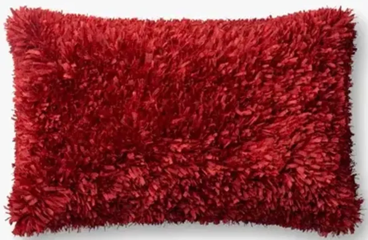 P0045 Red 13"x21" Poly Pillow