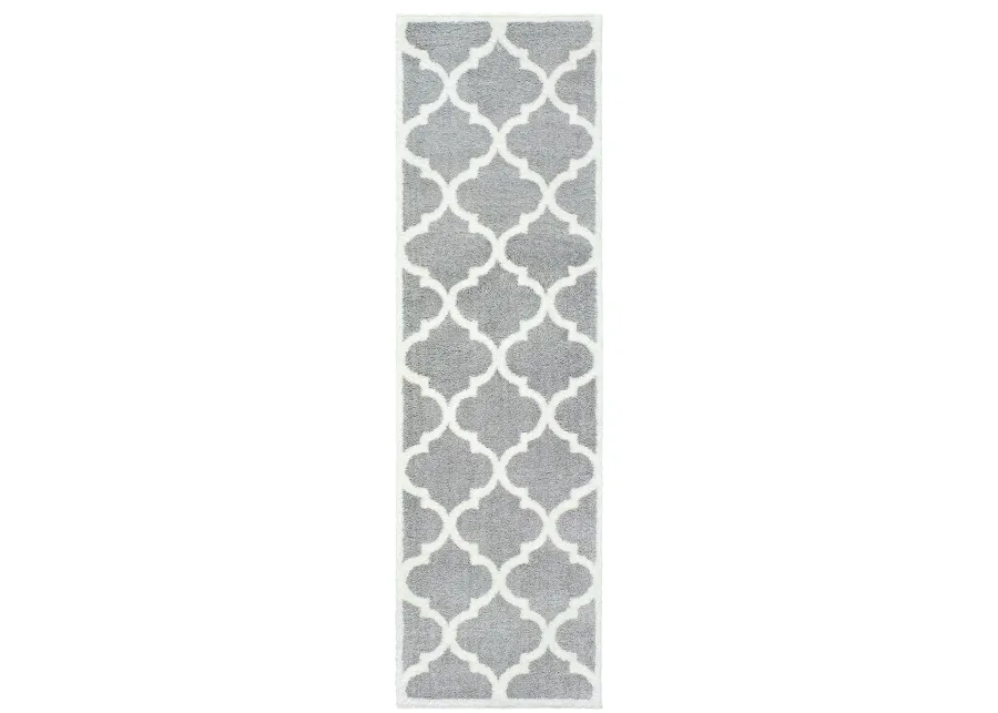 Verona 2'3" x 7'6" Grey Rug