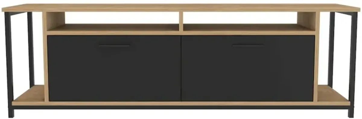 Decorotika Omar Tv Stand - Sapphire Oak Black