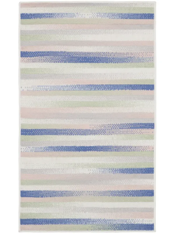 Whimsicle WHS12 Ivory/Multicolor 3' x 5' Rug