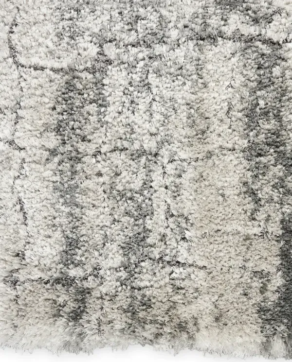 Dreamy Shag DRS01 Ivory/Charcoal 7'10" x 9'10" Rug