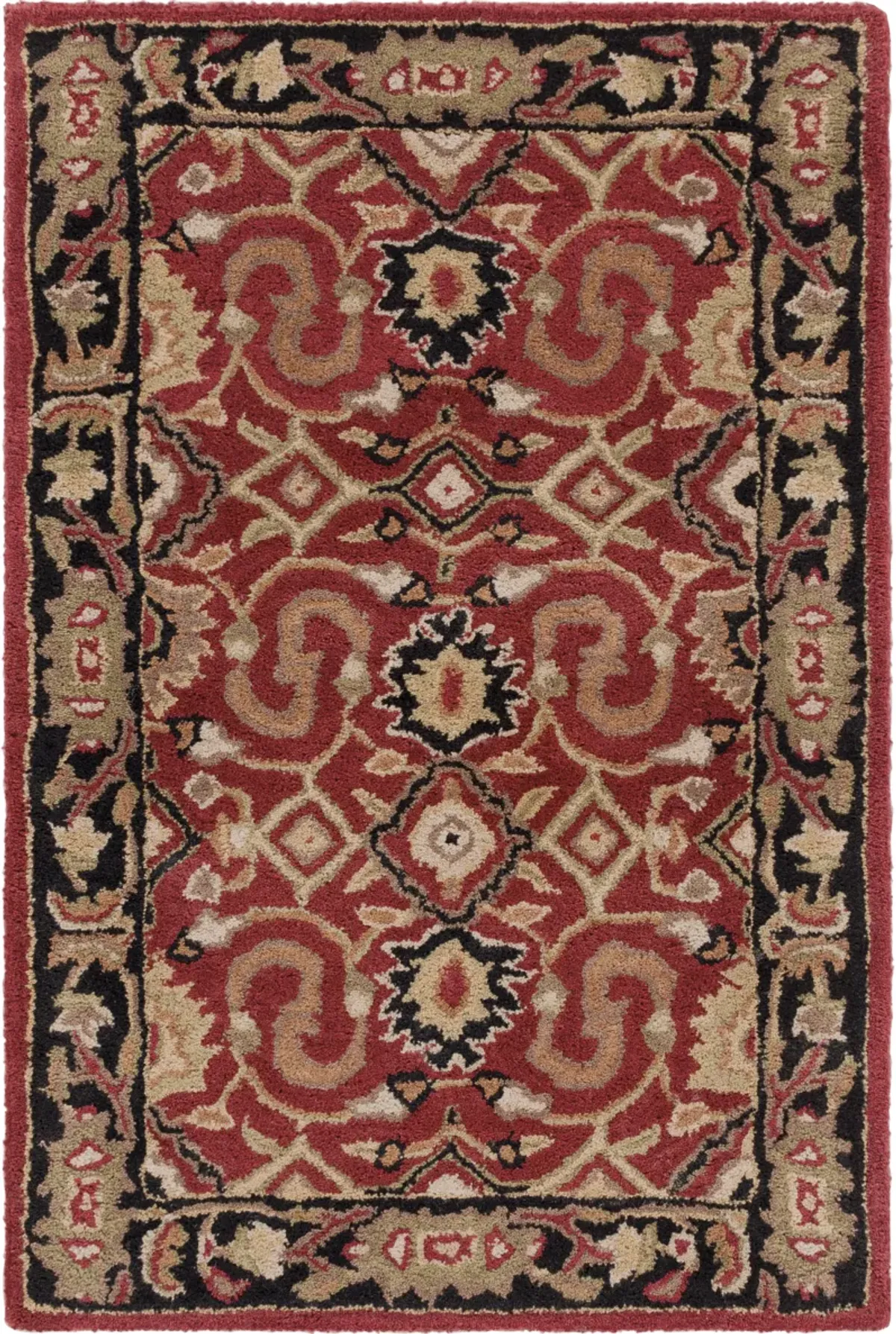 Caesar CAE-1031 9'9' Round Red Rug