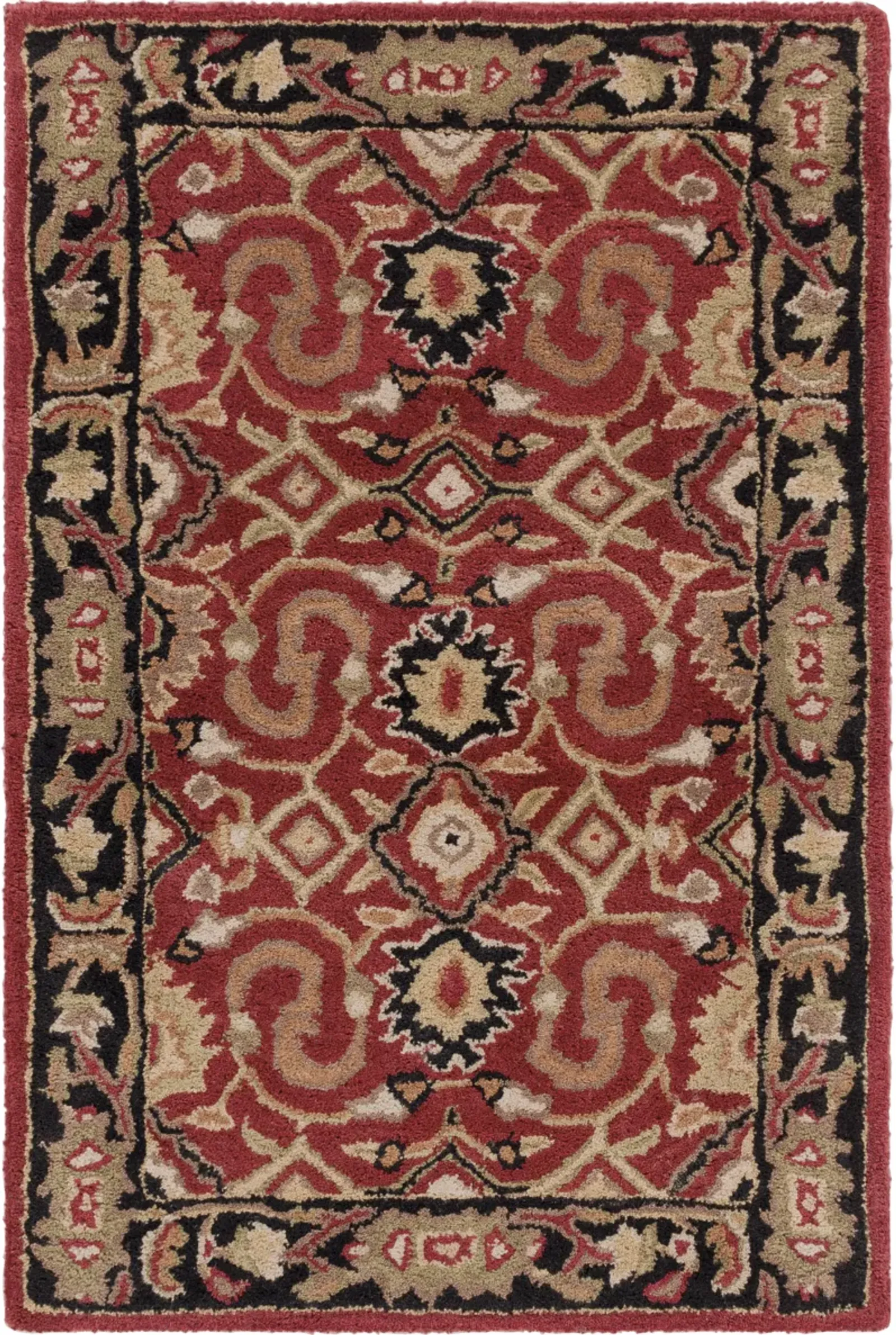 Caesar CAE-1031 9'9' Round Red Rug