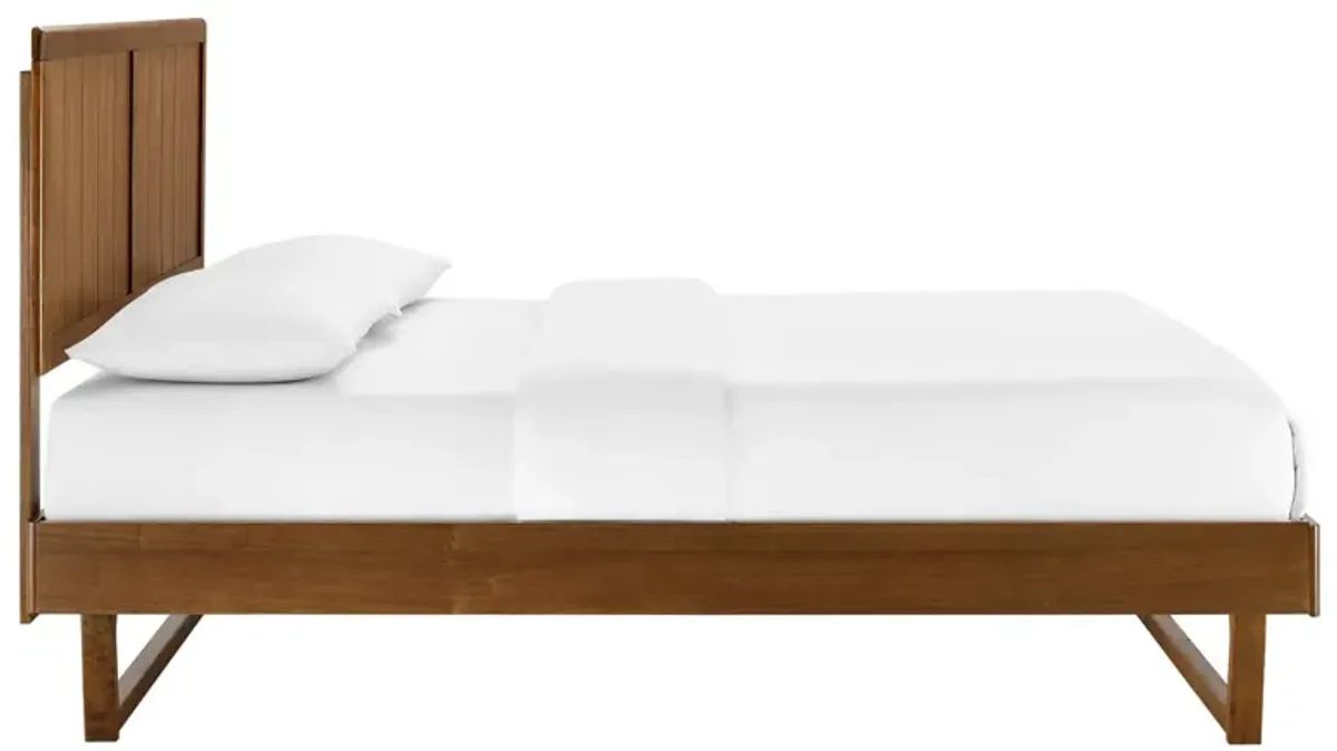 Modway - Alana Queen Wood Platform Bed with Angular Frame