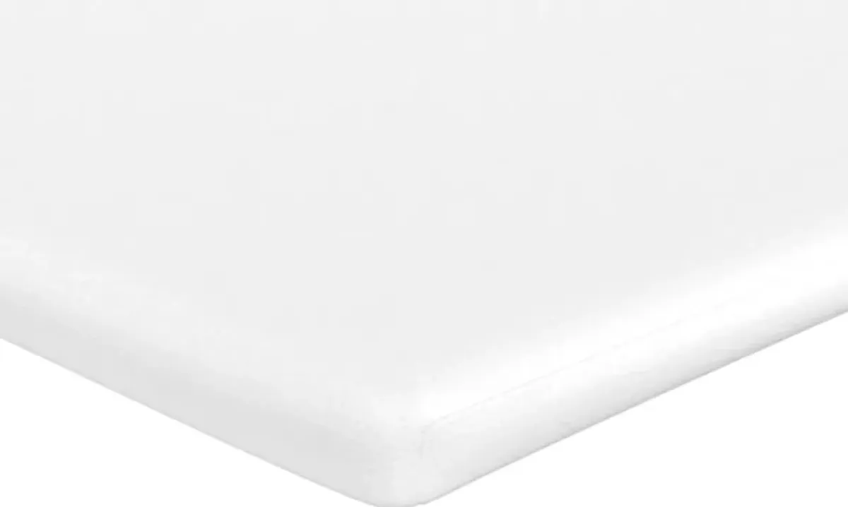 vidaXL Twin Size Mattress Topper - 39.4"x74.8"x2" - White - Extra Soft with Durable, Skin-Friendly Fabric, Provides Optimal Support and Breathability