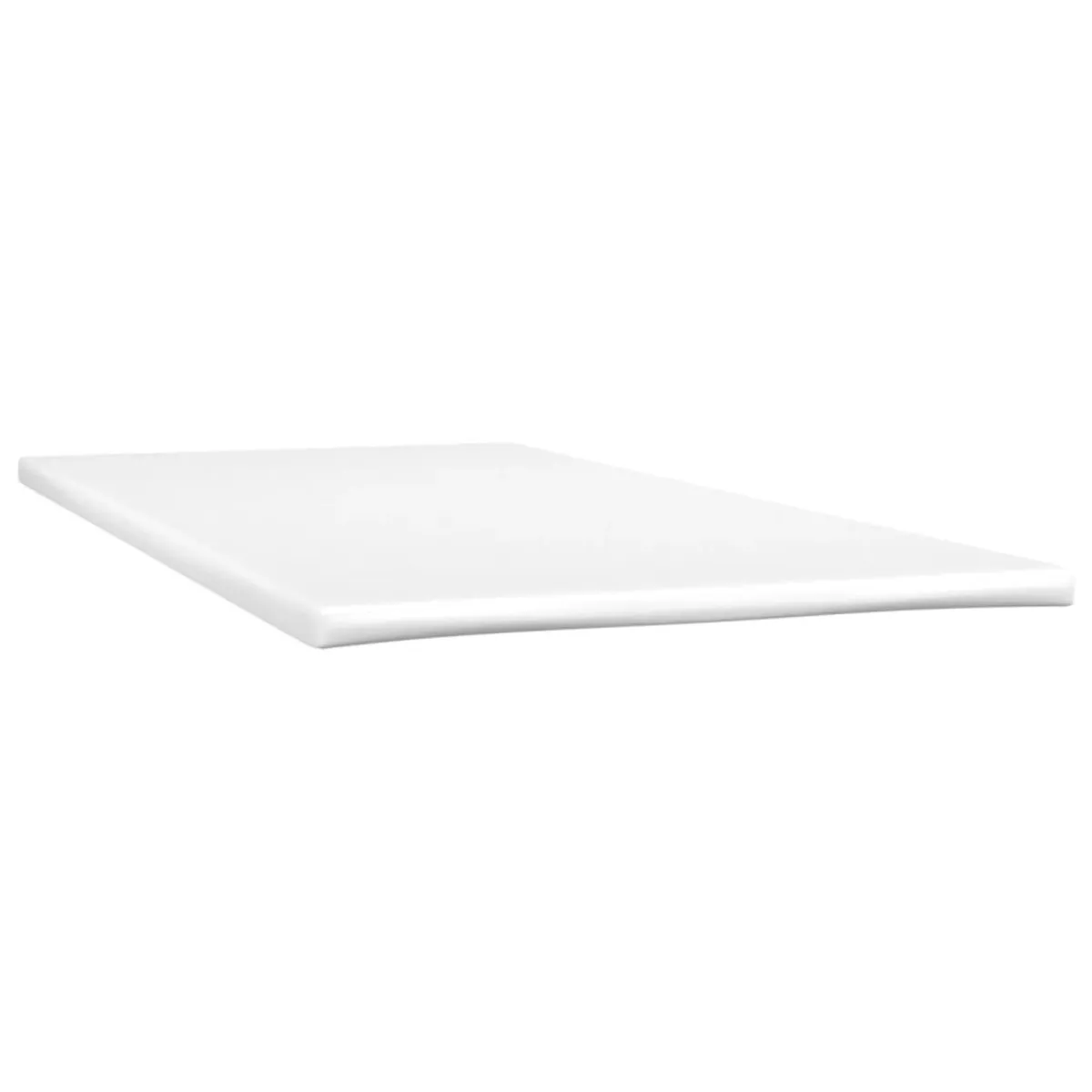 vidaXL Twin Size Mattress Topper - 39.4"x74.8"x2" - White - Extra Soft with Durable, Skin-Friendly Fabric, Provides Optimal Support and Breathability