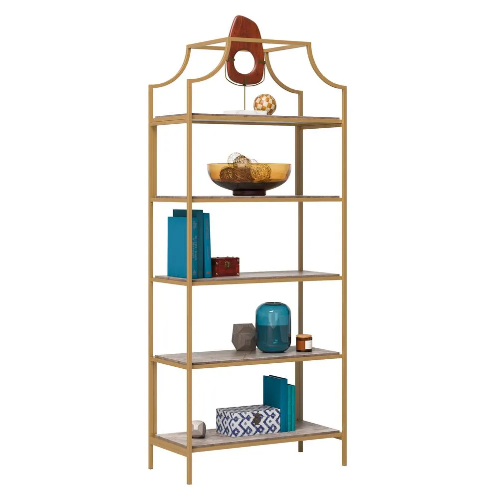 Belen Kox Modern Deco Stone Bookcase, Belen Kox