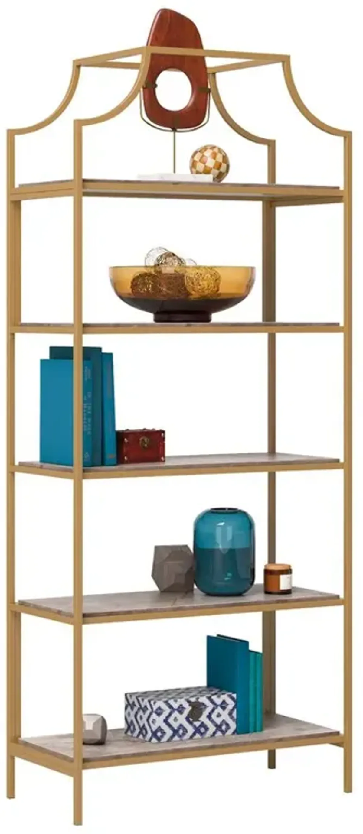 Belen Kox Modern Deco Stone Bookcase, Belen Kox