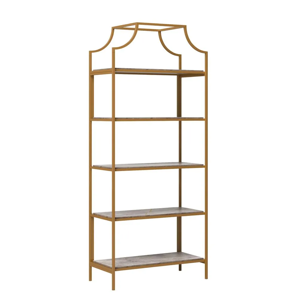 Belen Kox Modern Deco Stone Bookcase, Belen Kox