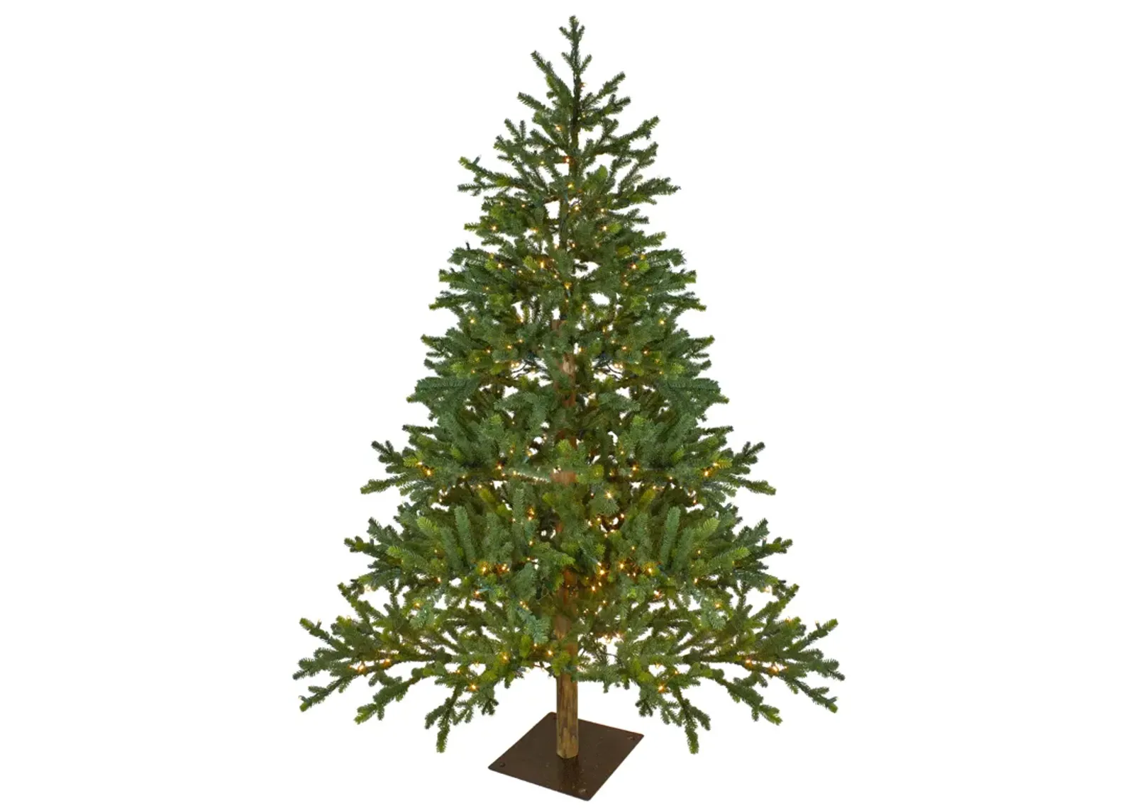 6.5' Pre-Lit Full North Pine Artificial Christmas Tree - Clear LED Lights