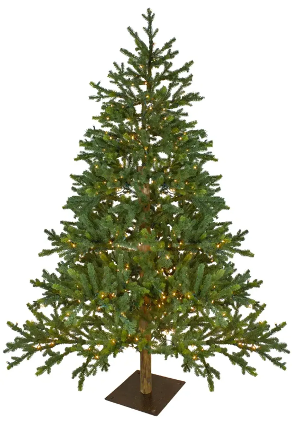 6.5' Pre-Lit Full North Pine Artificial Christmas Tree - Clear LED Lights