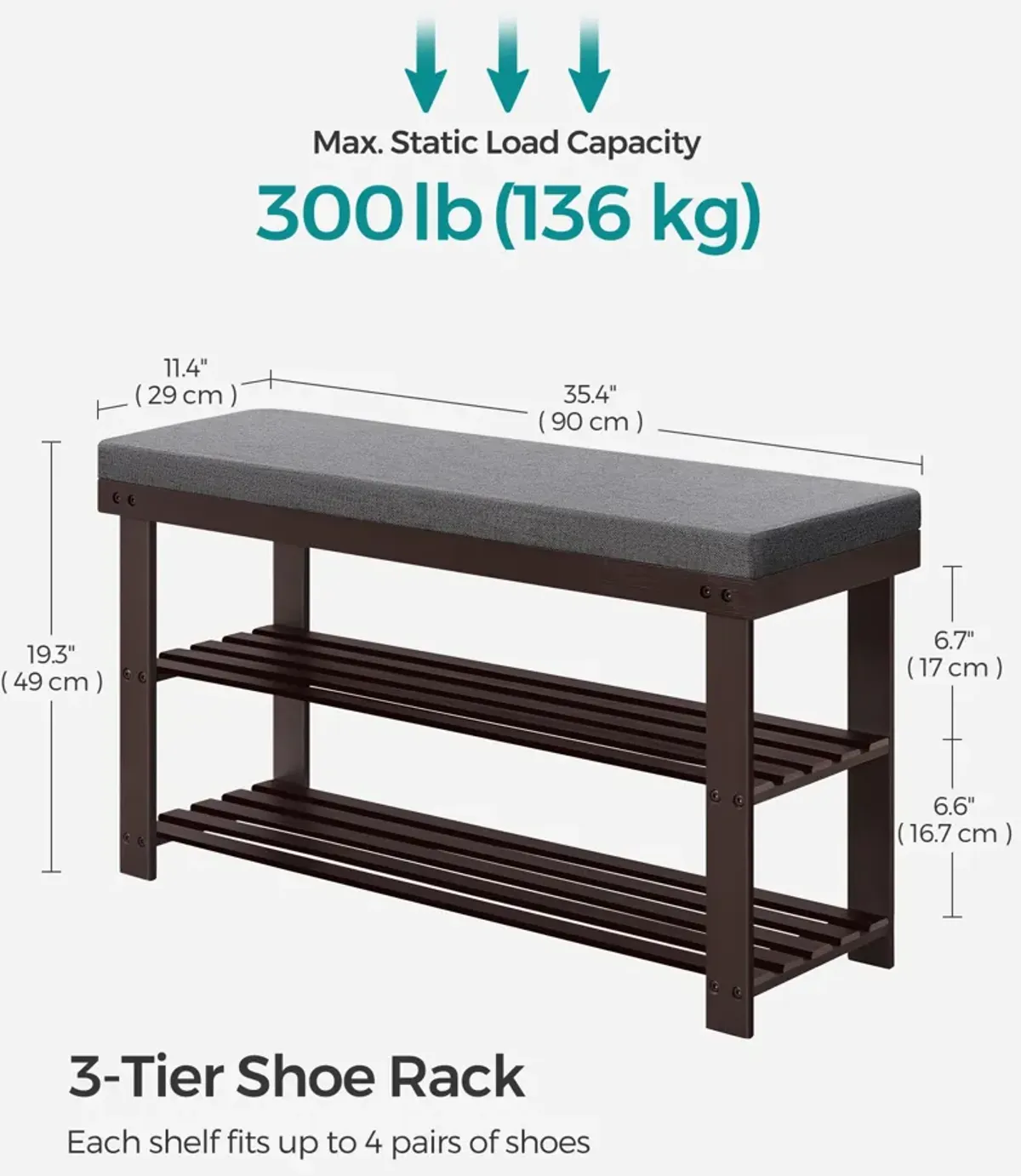 Storage Bench with Cushion: Comfortable and Functional Seating for Organized Spaces