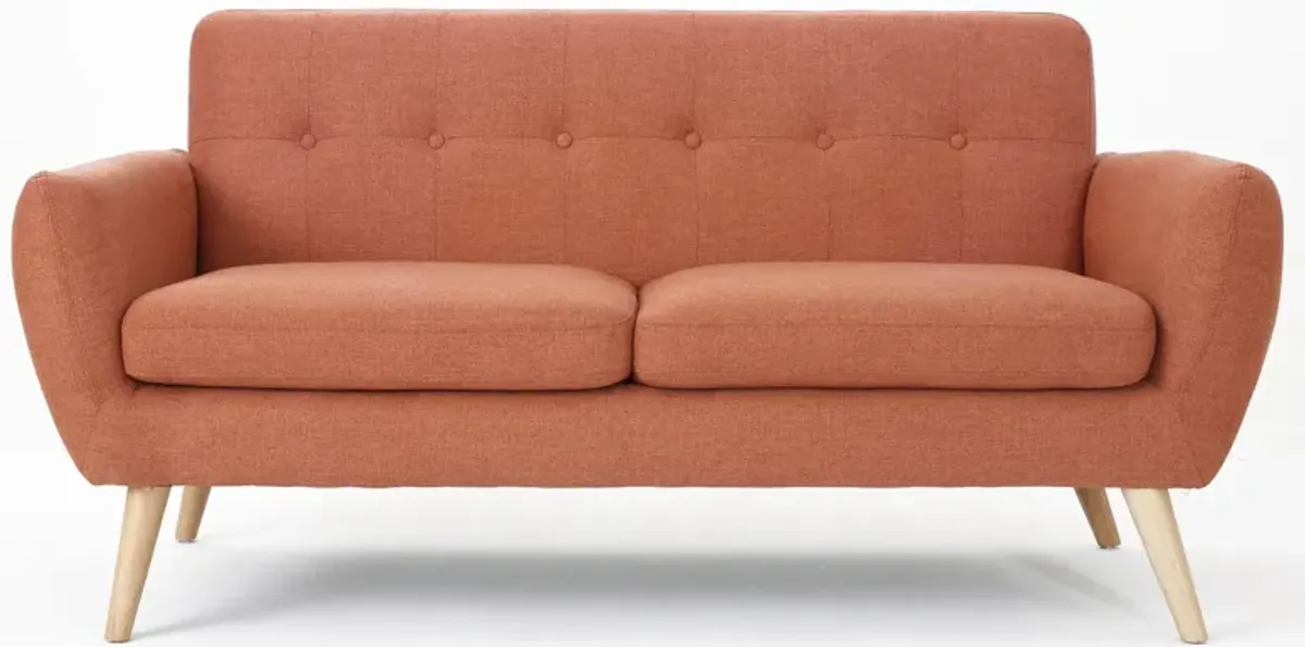 Merax Modern Fabric Loveseat Sofa