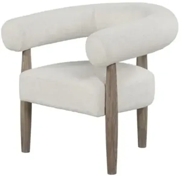 Upholstered Fabric Armchair