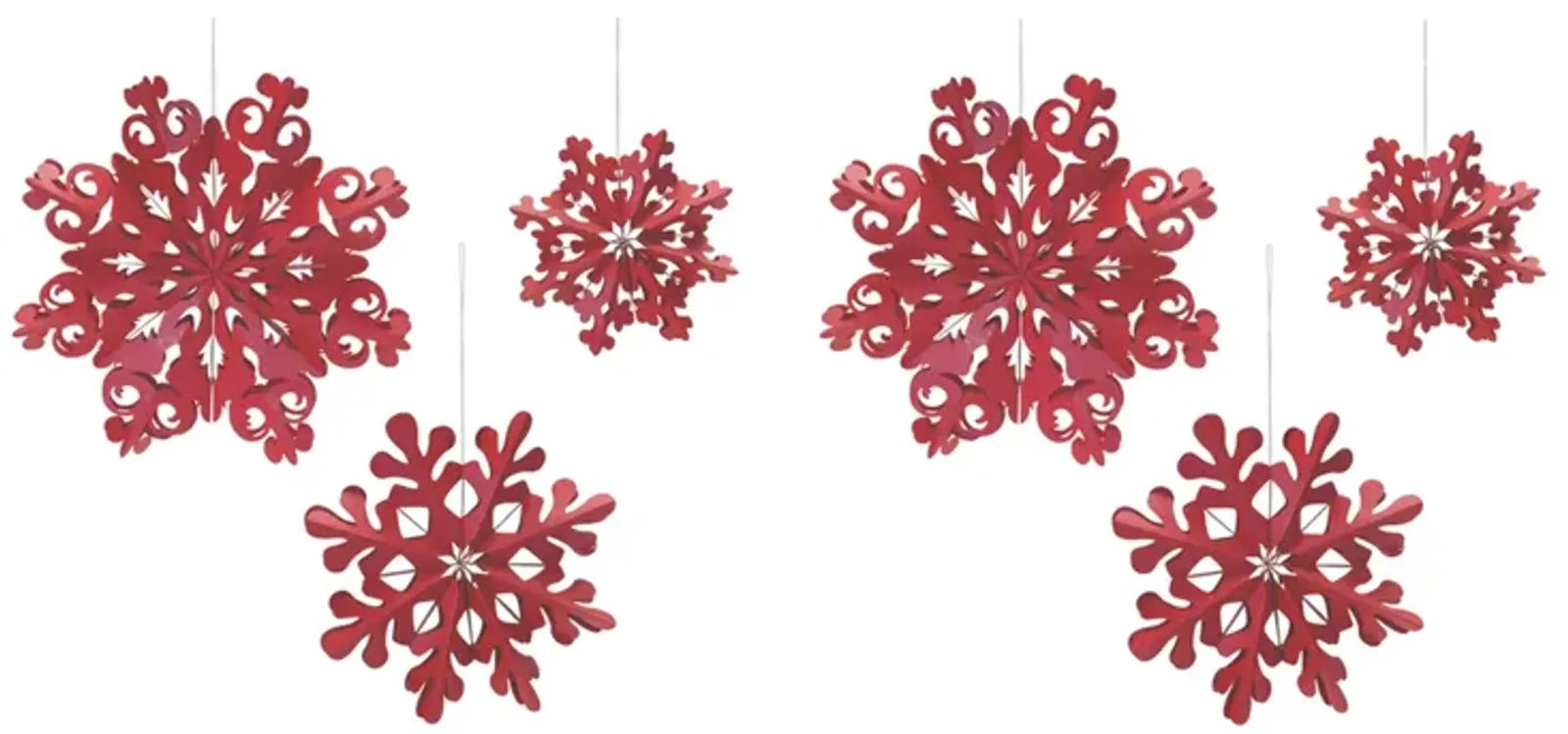 Paper Snowflake Ornament (Set of 6)