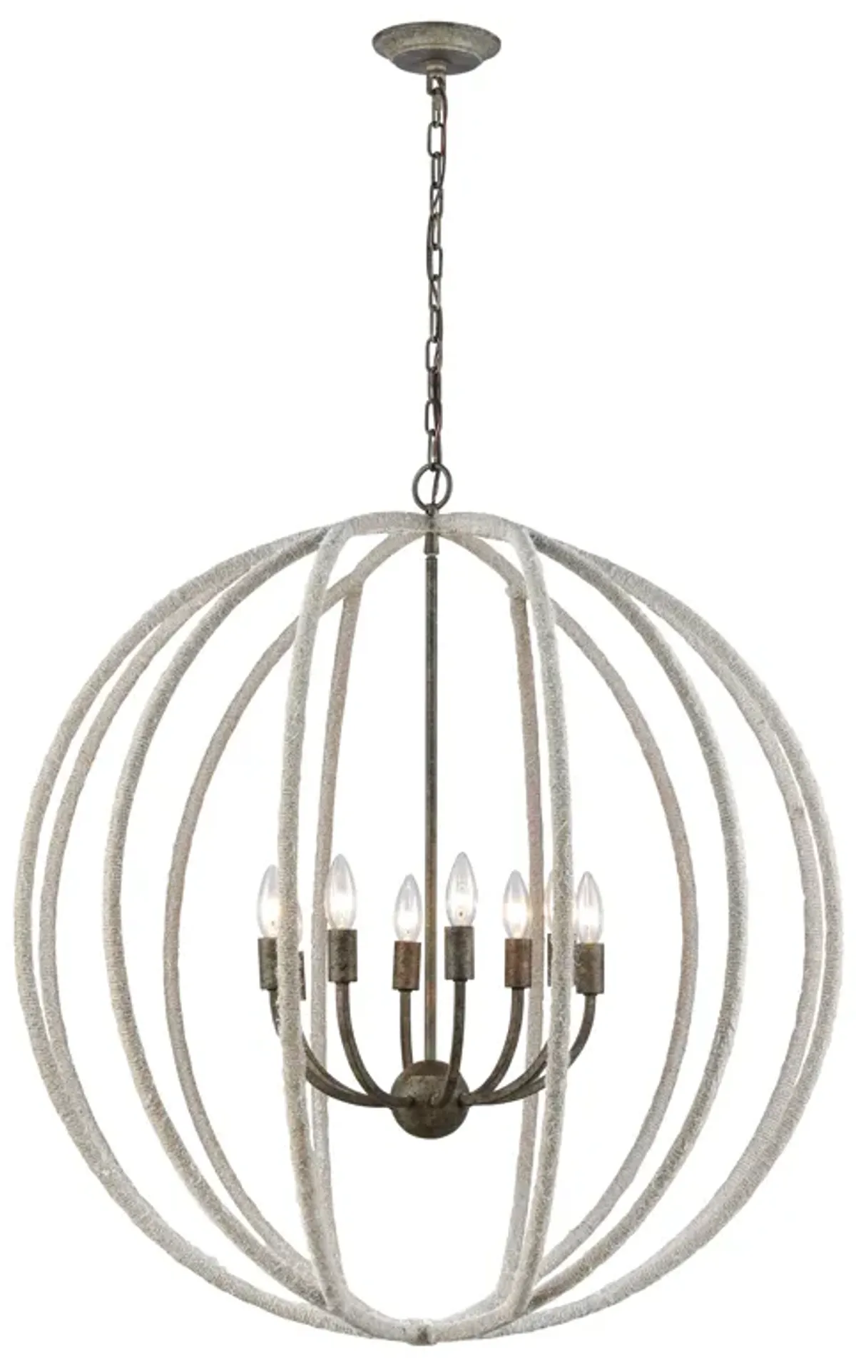 Lasso 32'' Wide 8-Light Pendant