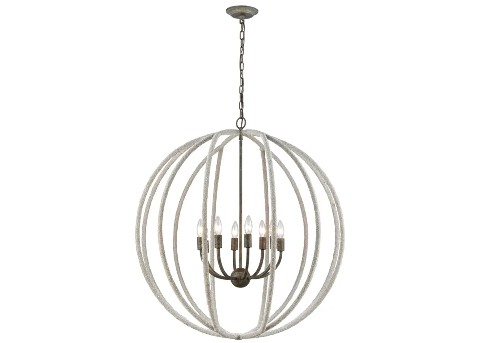 Lasso 32'' Wide 8-Light Pendant