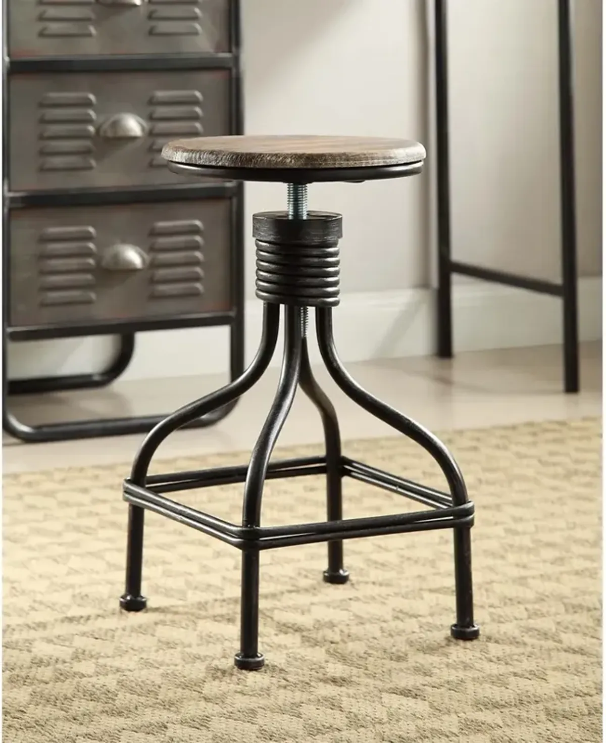 LOCKER COLLECTION Swivel Stool