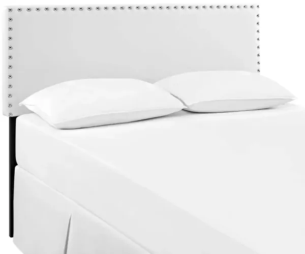 Modway - Phoebe Full Upholstered Vinyl Headboard White