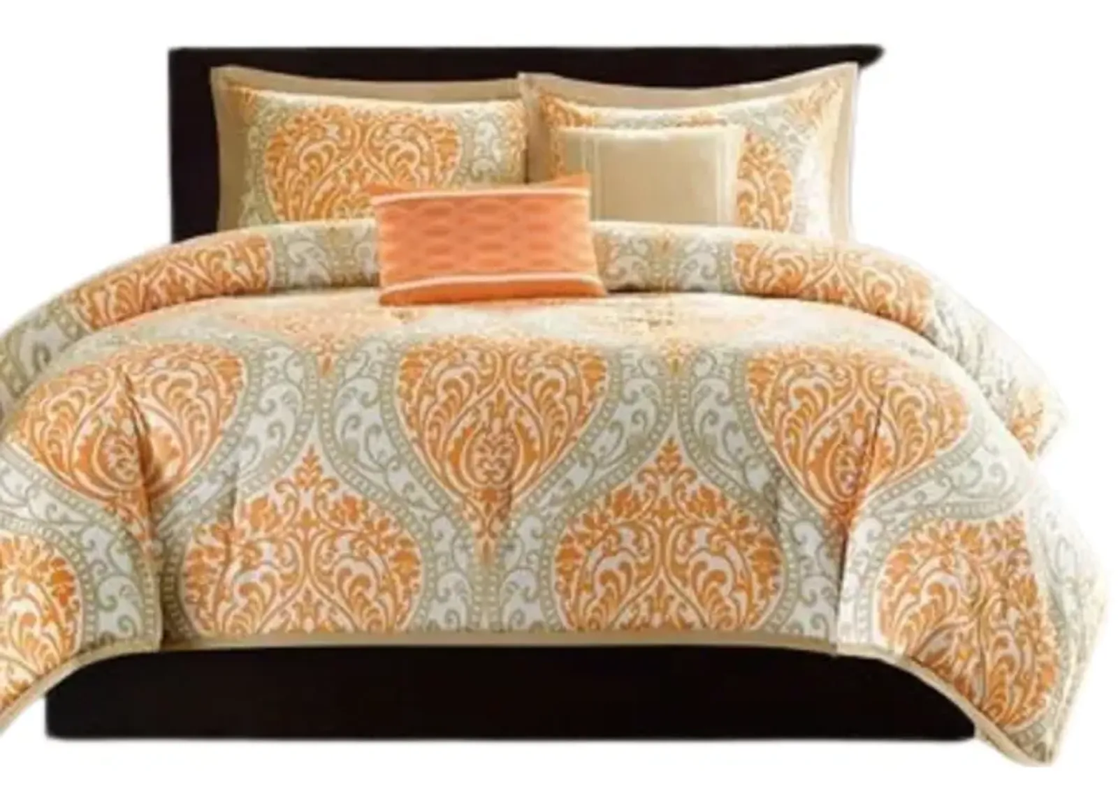 Hivvago 5-Piece Damask Comforter Set