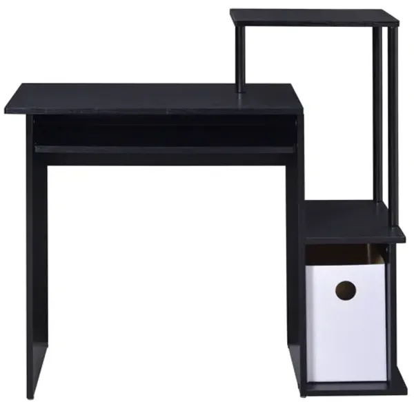 Computer Desk for Home Office, Study, or Workstation with Organized Workspace