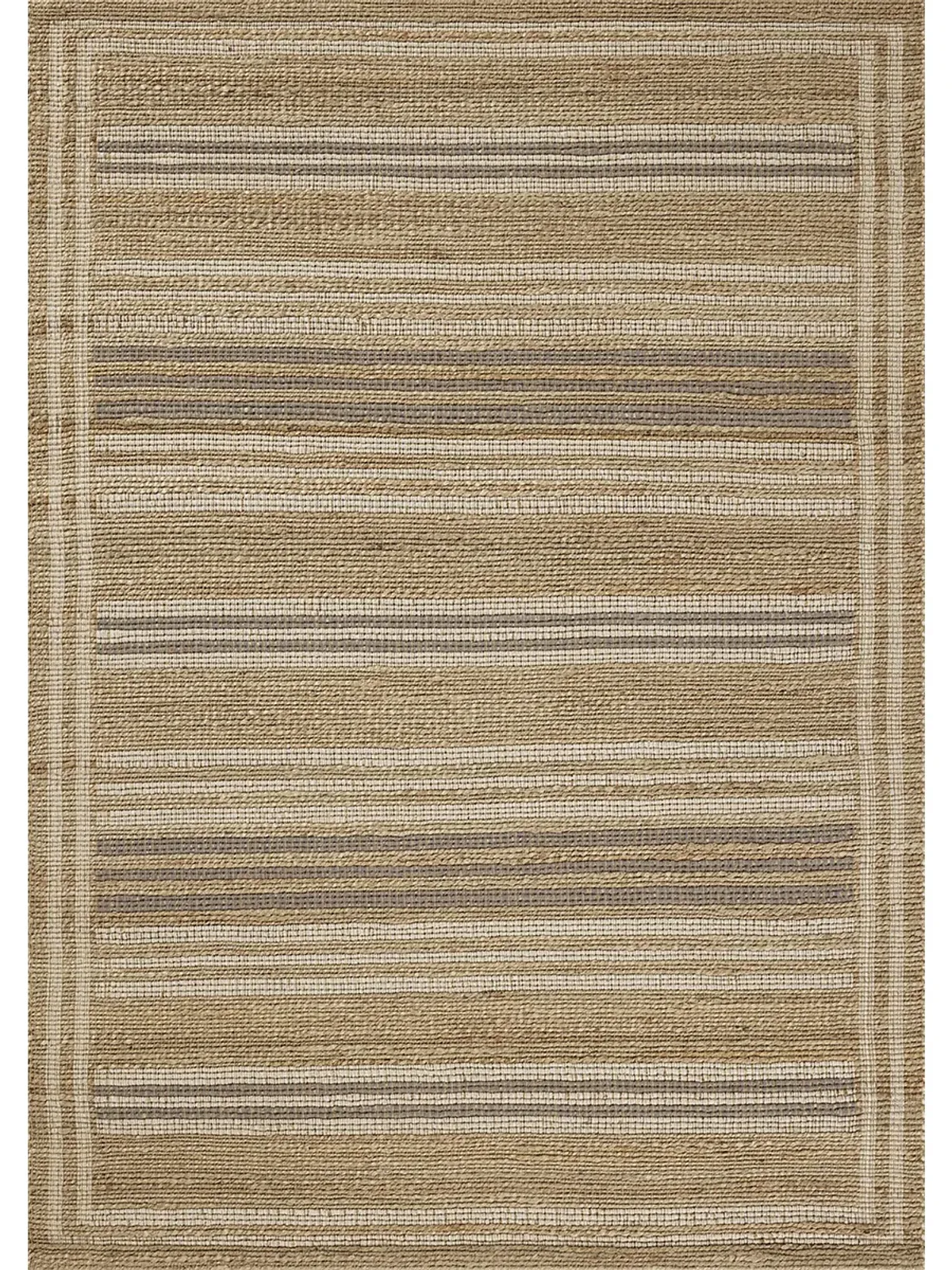 Judy JUD-03 Natural / Dove 3''6" x 5''6" Rug by Chris Loves Julia