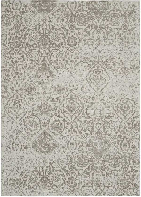 Damask DAS06 Ivory 3'6" x 5'6" Rug