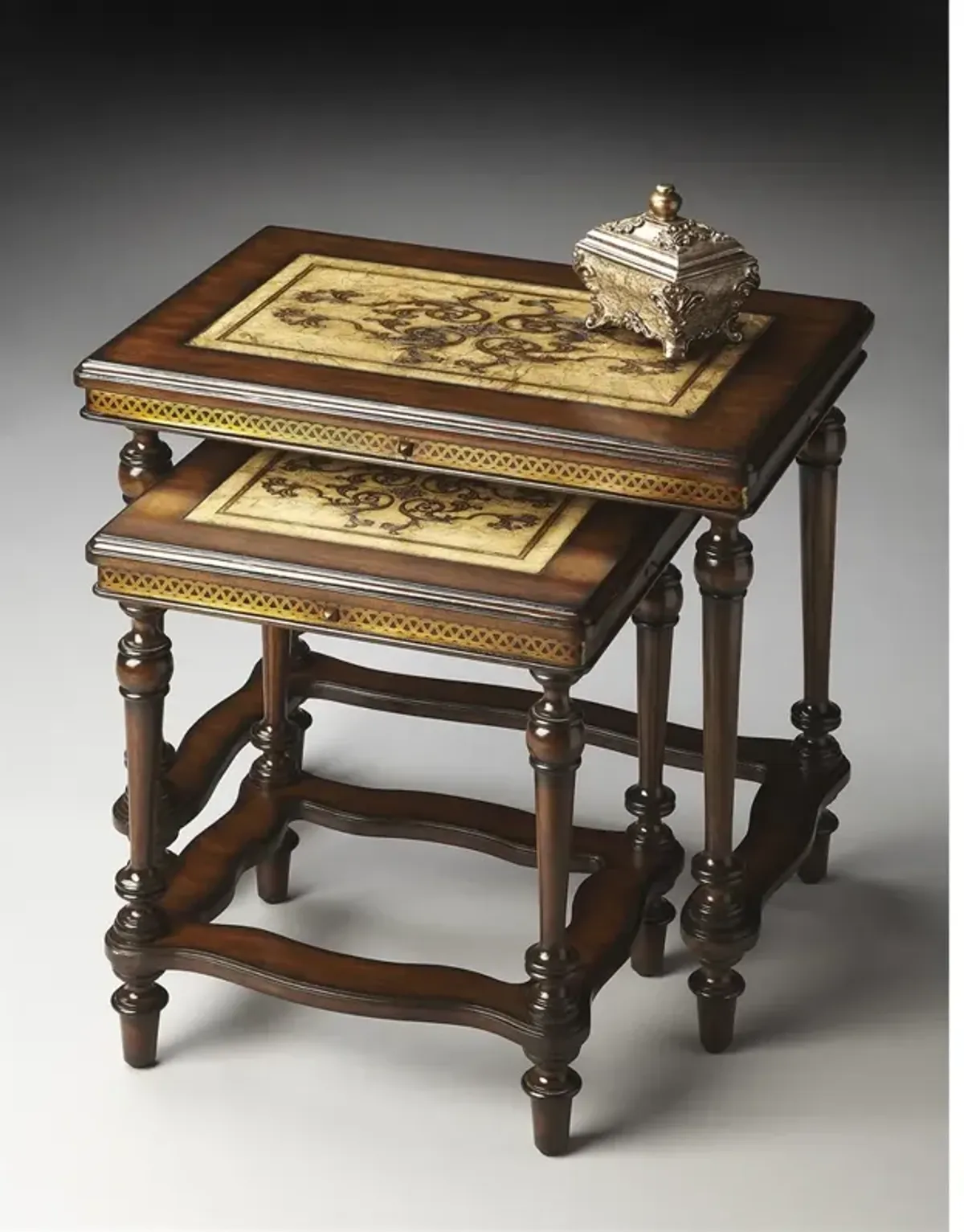 Carved Nesting Tables, Belen Kox