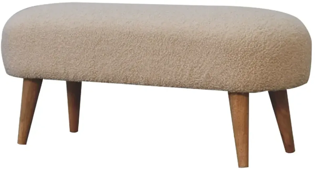 Artisan Furniture Boucle  Solid Wood Hallway Bench