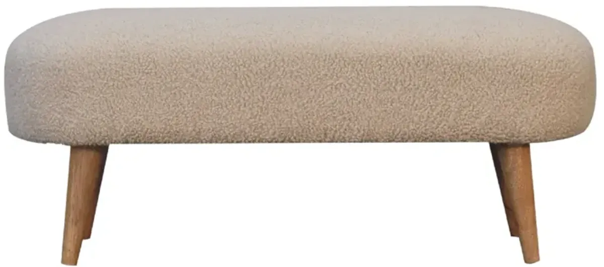 Artisan Furniture Boucle  Solid Wood Hallway Bench