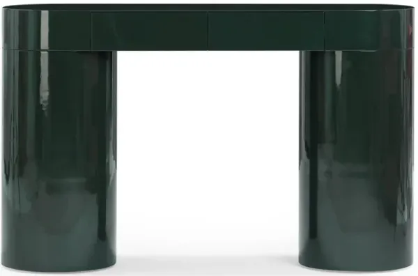 Mira Deep Green High Gloss Console Table