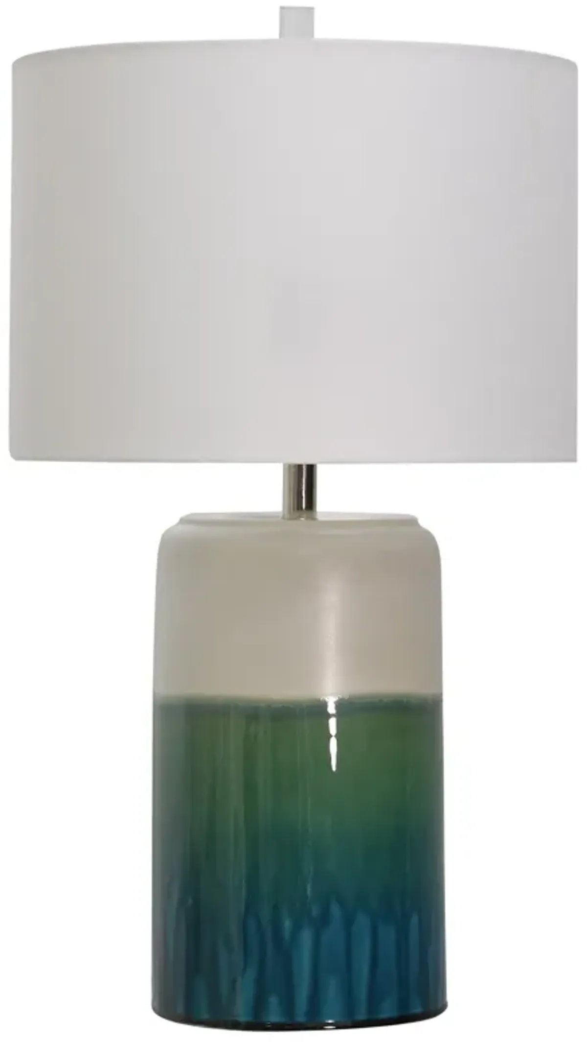 Ceramic Table Lamp Green Blue