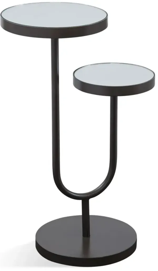 High-Low Bronze Accent Table