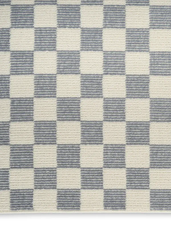 Serenity Home SRH10 Ivory/Blue 9' x 12' Rug