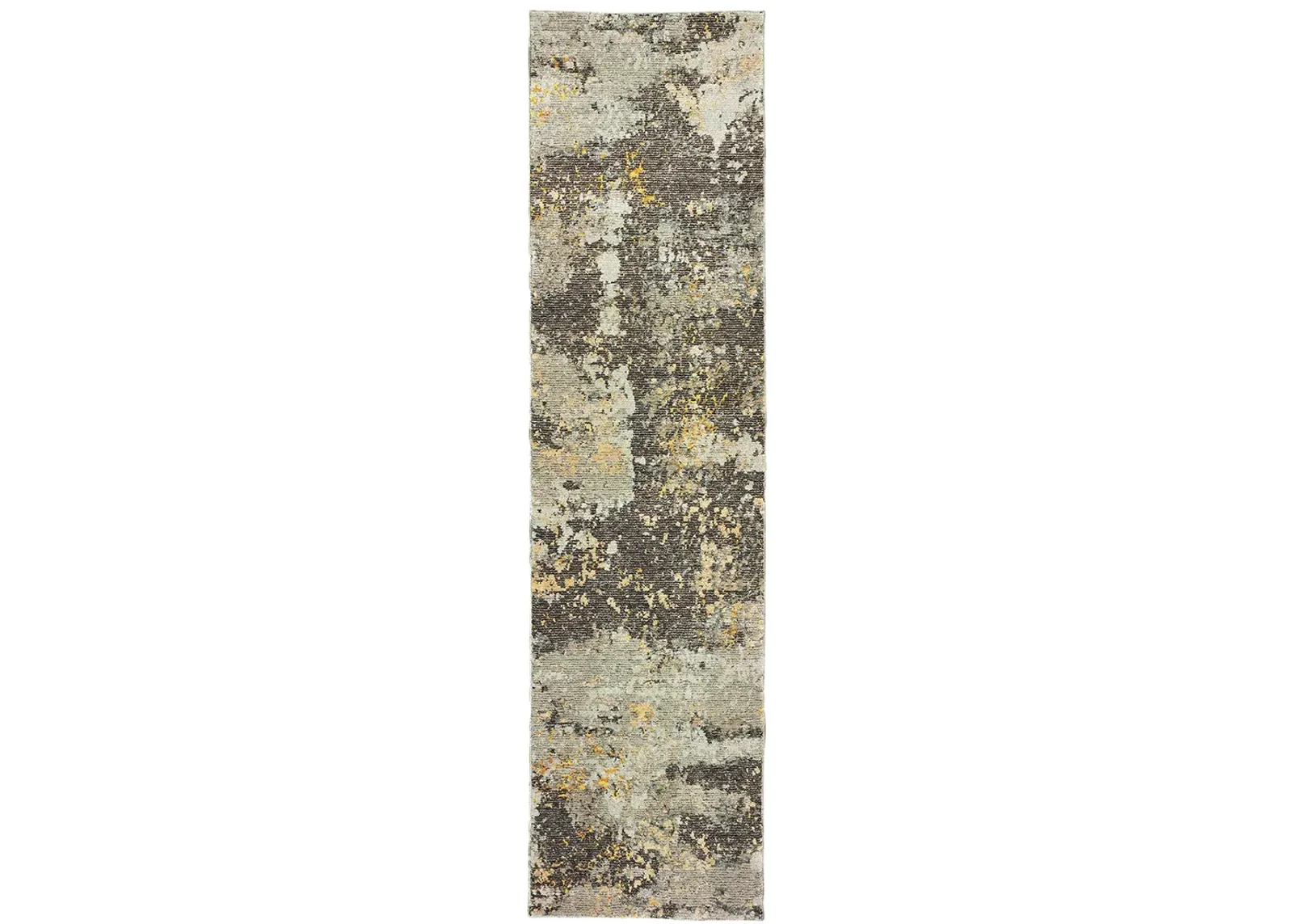 Evolution 2'3" x 8' Grey Rug