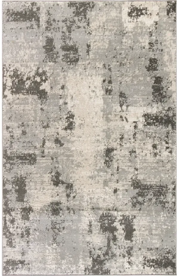 Serenity Home SRH06 Ivory/Gray 3'11" x 5'11" Rug