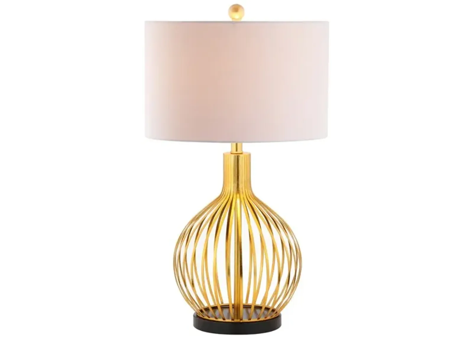 Baird 29.5" LED Metal Table Lamp, Gold leaf