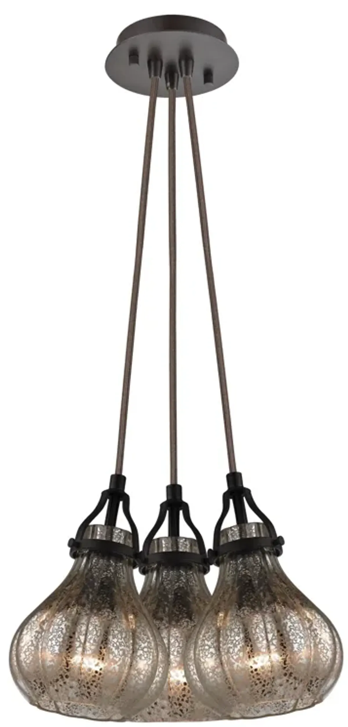 Danica 13" Wide 3-Light Mini Pendant