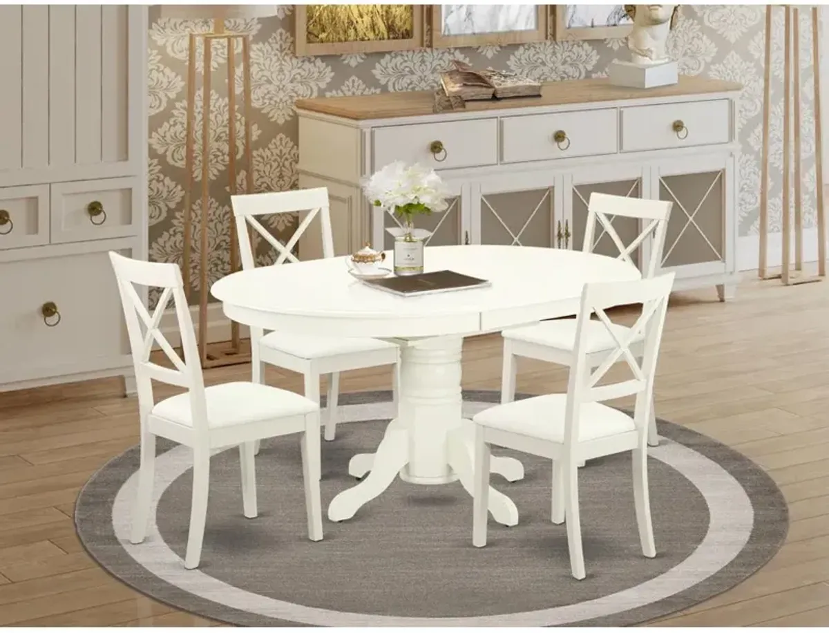 Dining Room Set Linen White