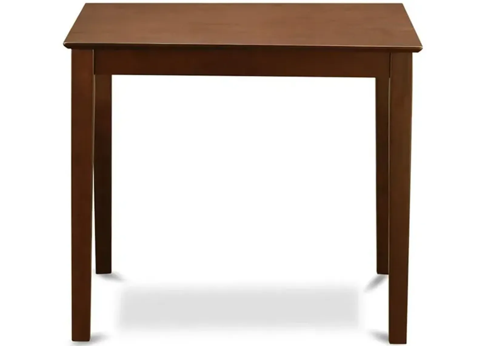 East West Furniture Vernon  Pub,  Counter  Height  Square  Table  -  Mahogany  Finish