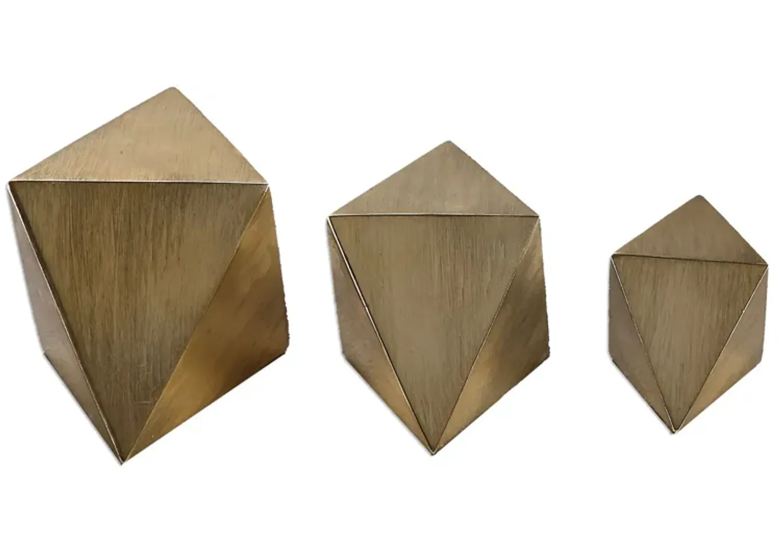 Uttermost Rhombus Champagne Accents, S/3