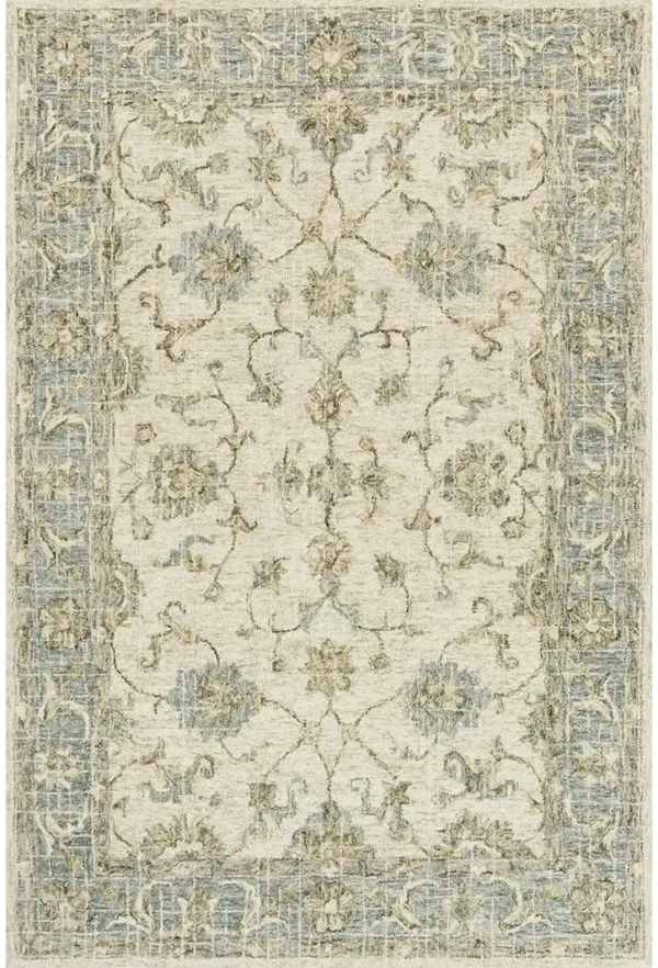 Julian JI06 Ivory/Spa 3'6" x 5'6" Rug