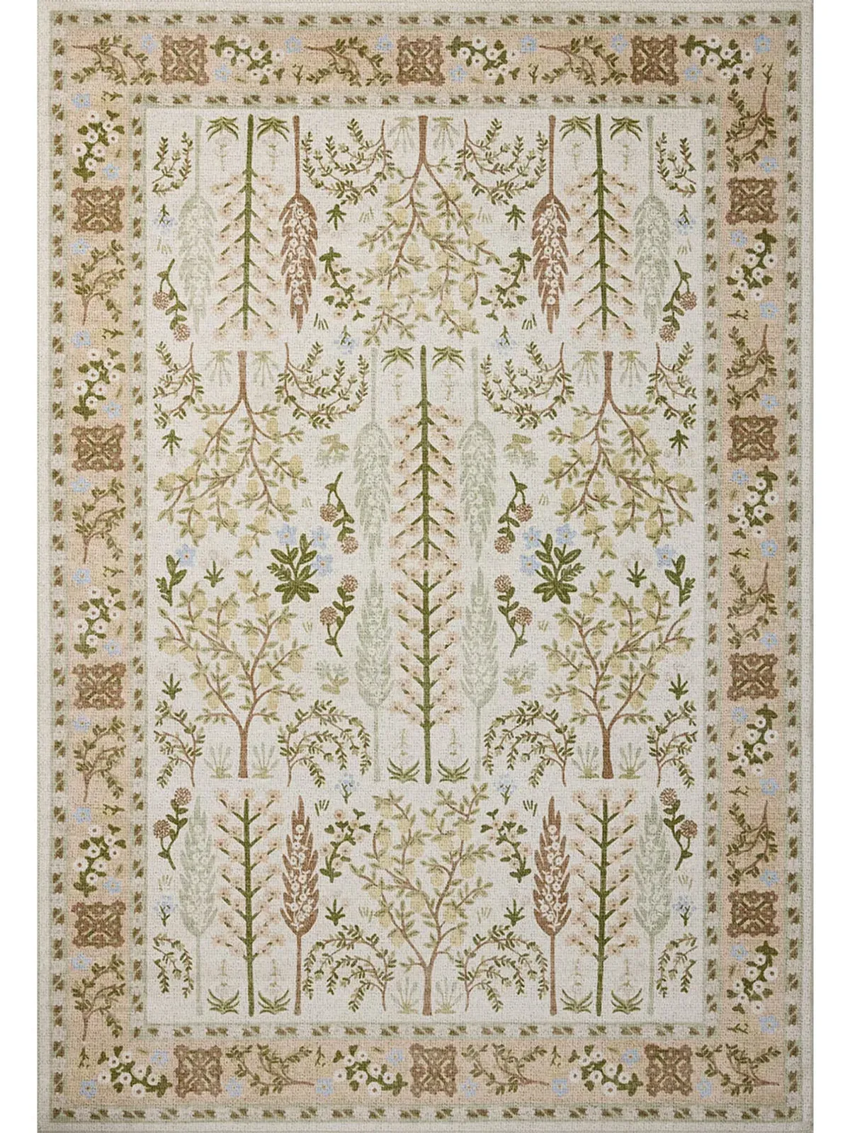 Canopy Cream 5'0" x 5'0" Round Accent Rug