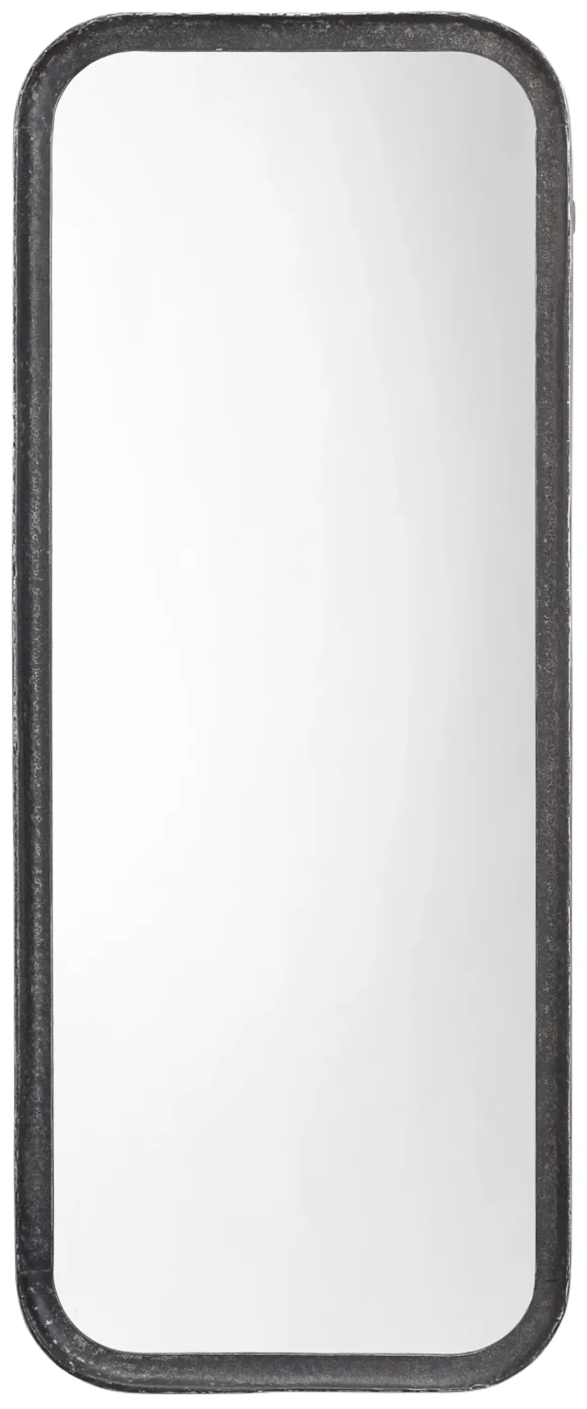 Capital Iron Mirror, Distressed Black