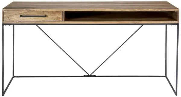 Sleek Industrial Colvin Desk - Natural Collection, Belen Kox