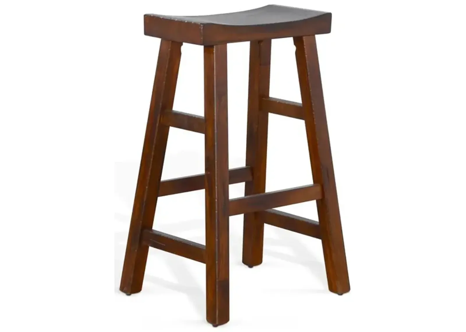 Sunny Designs Bar Saddle Seat Stool, Wood Seat