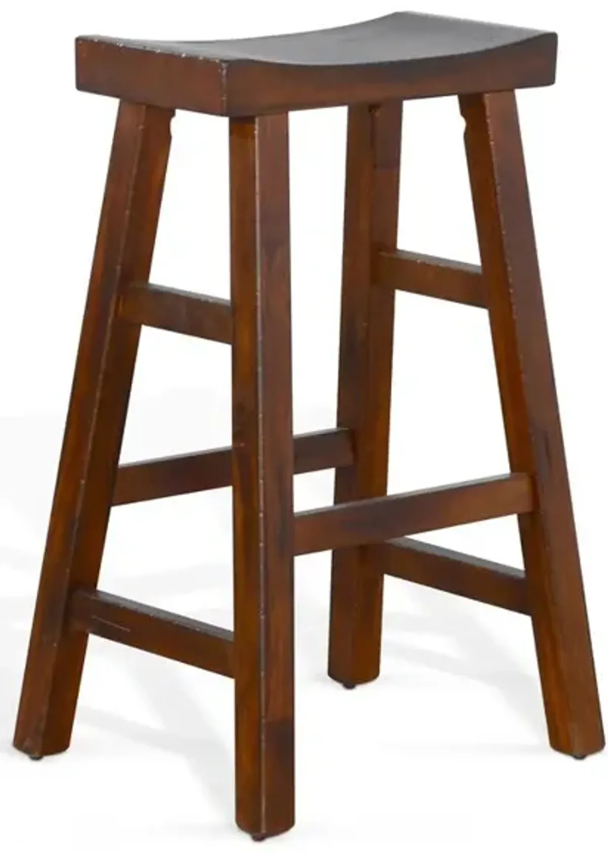 Sunny Designs Bar Saddle Seat Stool, Wood Seat