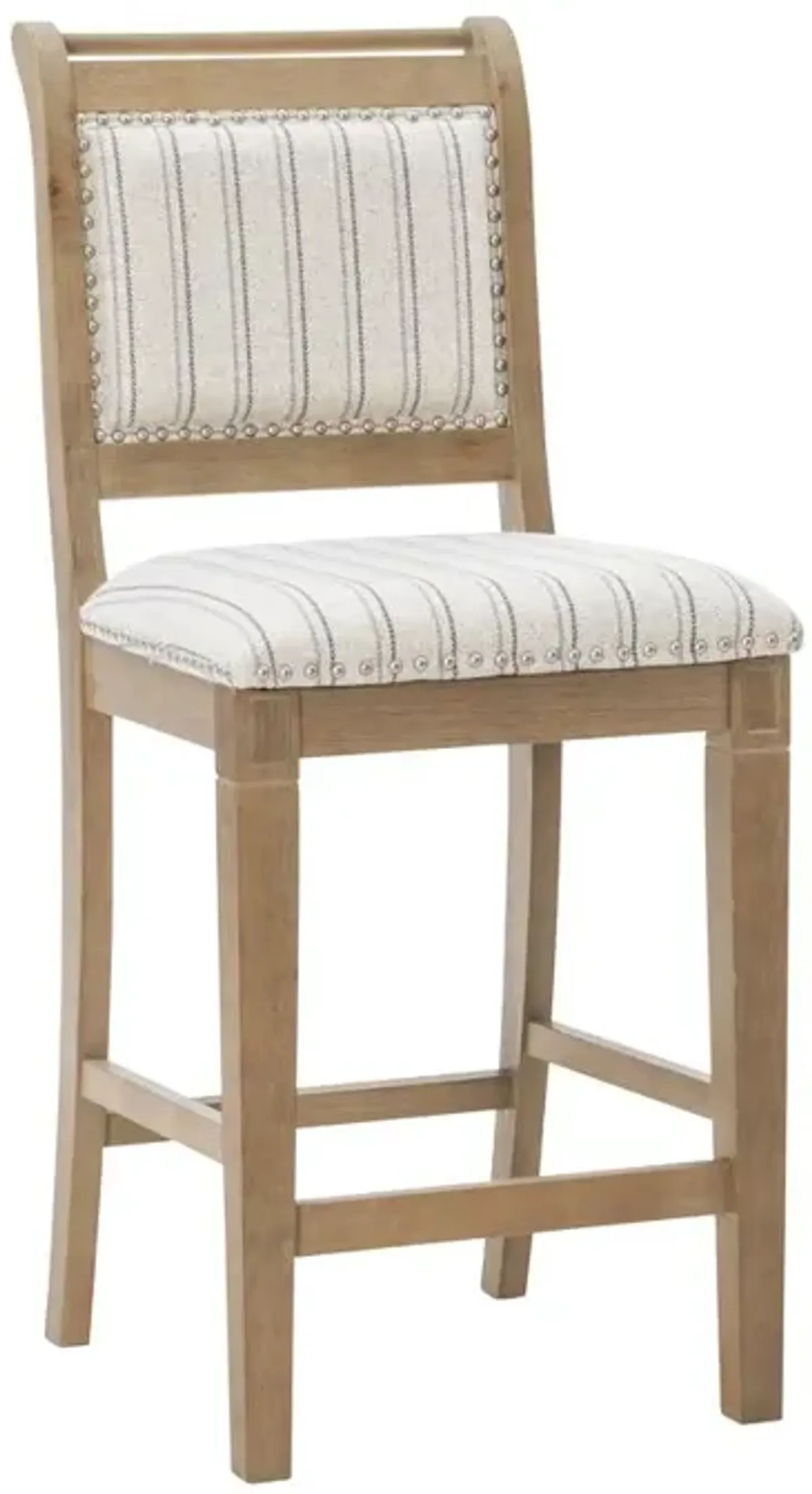 Linon Emmy 26 In Grey Counter Stool